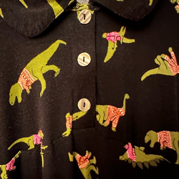 ModCloth dress with dinosaurs - Picture 3 of 5